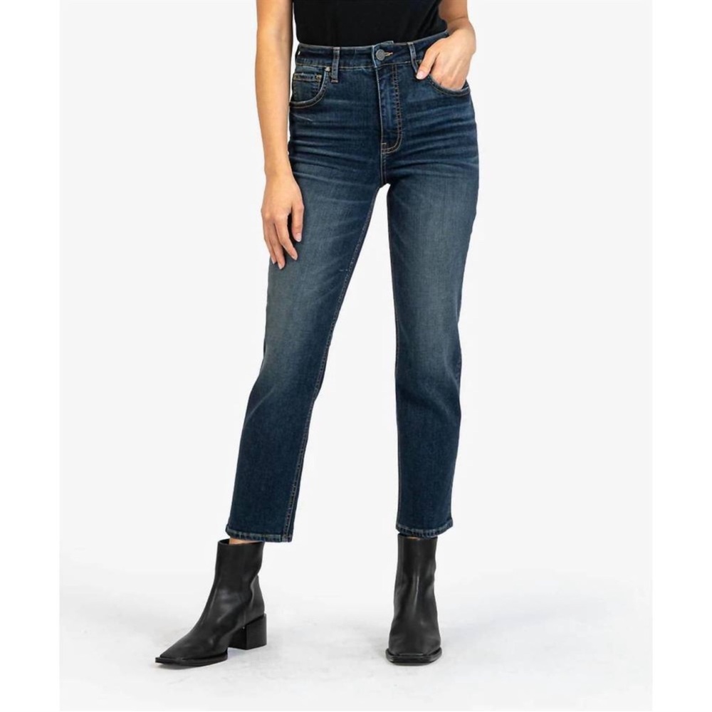 Kut From The Kloth Elizabeth Slouchy Boyfriend Crop Jeans Size 4